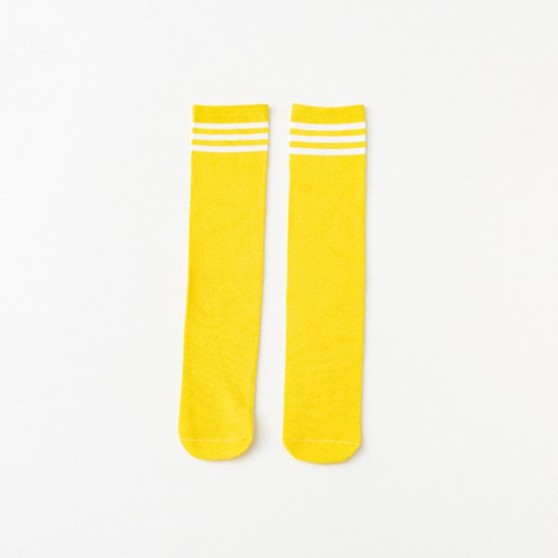 Girls 5-12 Years one Size fit all Cotton Socks with White Stripes Set of 7 Pairs KS214